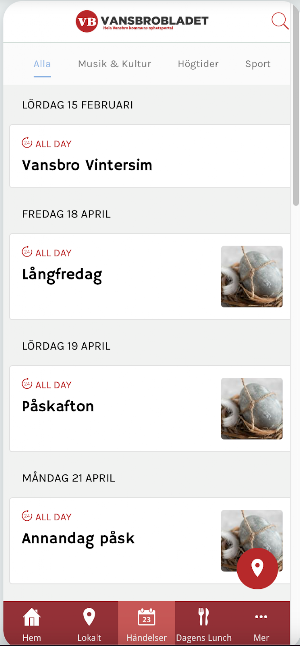 Vansbrobladet Screenshot 3
