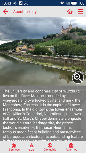 Wuerzburg city guide Screenshot 2