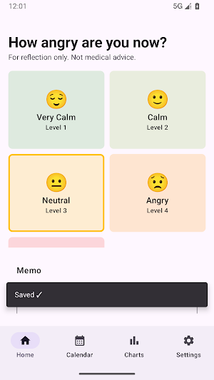 Anger Log Screenshot 1
