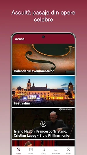 Filarmonica Sibiu App Screenshot 0