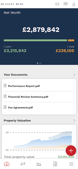 Bentley Reid Client Portal Screenshot 0