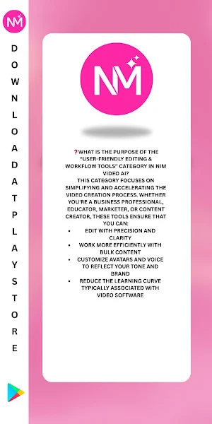 Nim Video AI App Info Screenshot 2