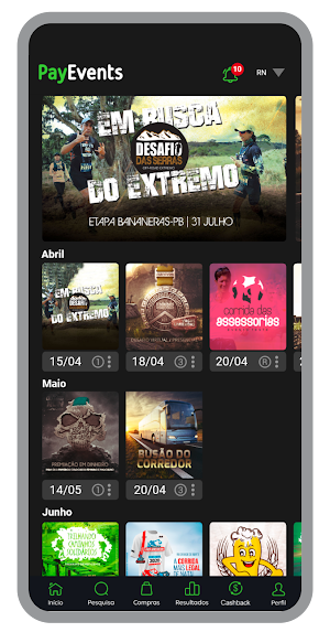 Payevents Screenshot 1