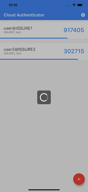 Cloud Authenticator Screenshot 1