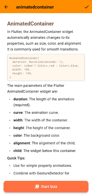 Flutter Widget Tutorial Screenshot 3