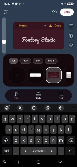 Fontory Studio Screenshot 2