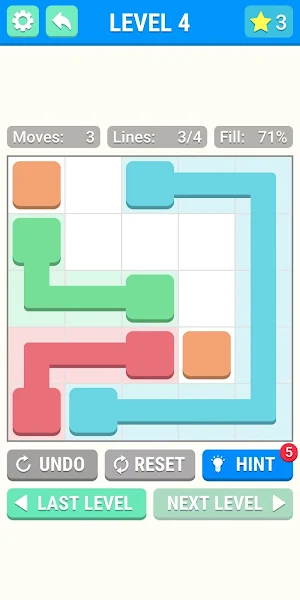 Colorful Lines Connect Screenshot 3