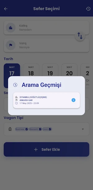 Tren Bilet Alarm: Koltuk Alarm Screenshot 3