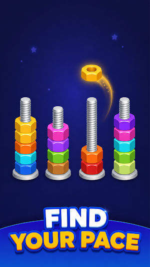 Nut Brain - Color Sort Screenshot 3