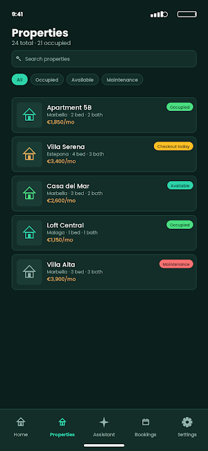 Keyfolio: Property Manager Screenshot 2
