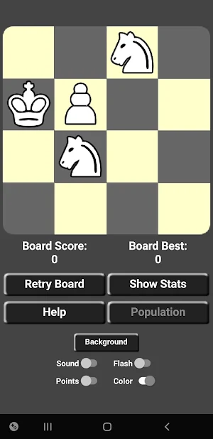 4 Piece Mini Chess Puzzles Screenshot 0