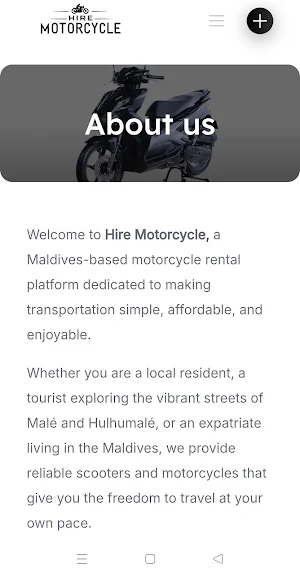 Hire Motorcycle Screenshot 0