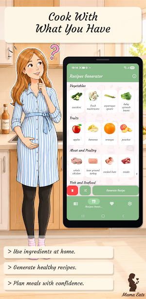 Mama Eats: Safe Pregnancy Food Screenshot 1