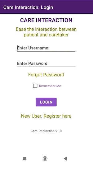 Medical Care Interaction Screenshot 1