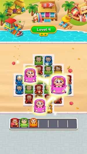 Cat Driver: Car Sort Puzzle! Screenshot 1