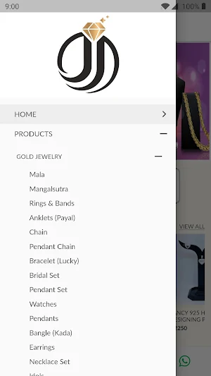 Jainam Jewels - Gold Certified Hallmarked Showroom Screenshot 2