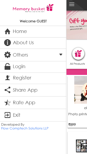 Memory Basket - Online Gift Shopping App Screenshot 3