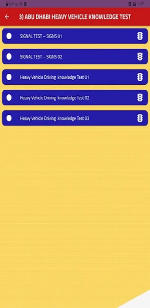UAE driving theory exam Screenshot 0
