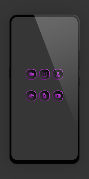 Shadow Gray Purple Icon Pack Screenshot 1