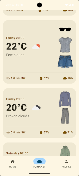 WhatToWear Screenshot 0