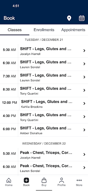 Framework Fitness Screenshot 1
