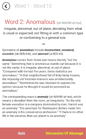 Verbal Advantage - Level 7 Screenshot 2