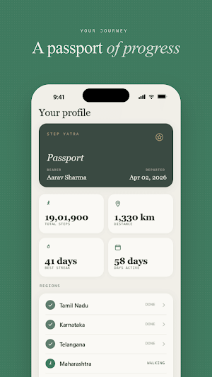 Step Yatra: Walk Across India Screenshot 3