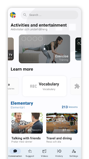 Learn Swedish Speak & Listen Screenshot 0