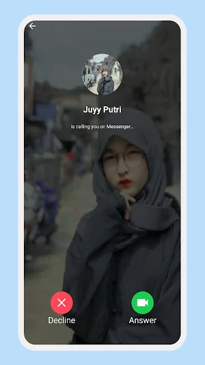 Juyy Putri Call Simulator Screenshot 2
