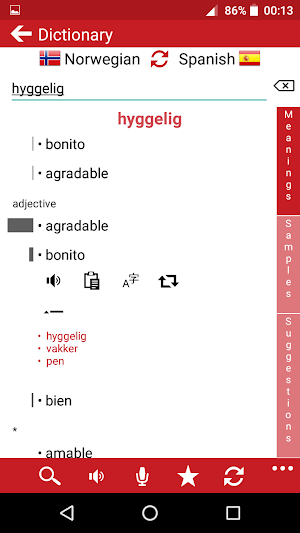 Norwegian - Spanish Screenshot 1