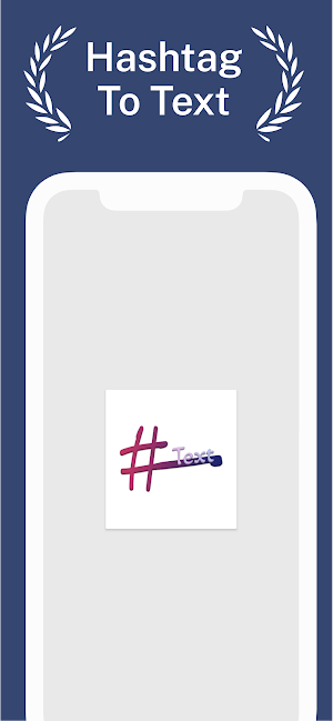 Dev Hashtag to text Screenshot 0