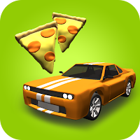 Pizza Delivery Driving Car