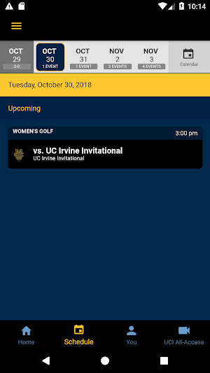 UCI Sports Front Row Screenshot 1