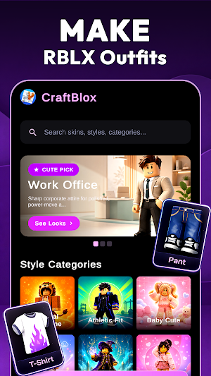 CraftBlox: RBLX Skins & Outfit Screenshot 1