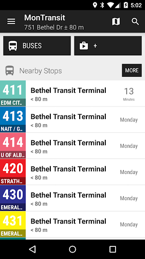 Strathcona County Transit Bus - MonTransit Screenshot 0