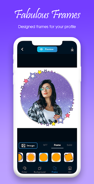 Profile Pic Border Frame Maker Screenshot 1