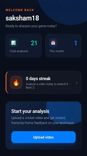 CrickCoach AI Screenshot 1
