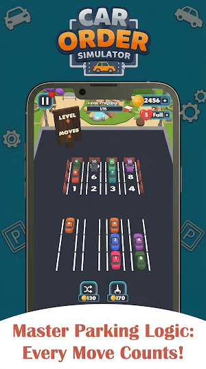 Park Logic: Car Order Sim Screenshot 1