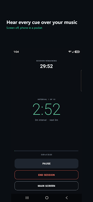 Pip: Interval Run, Walk, Train Screenshot 2