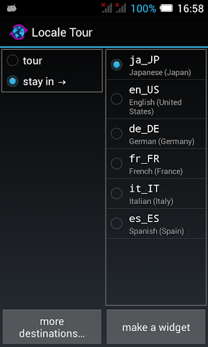Locale Tour Screenshot 1
