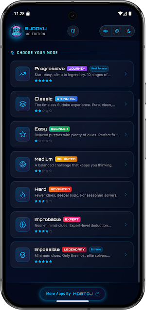 Sudoku 3DNeon Edition Offline Screenshot 1