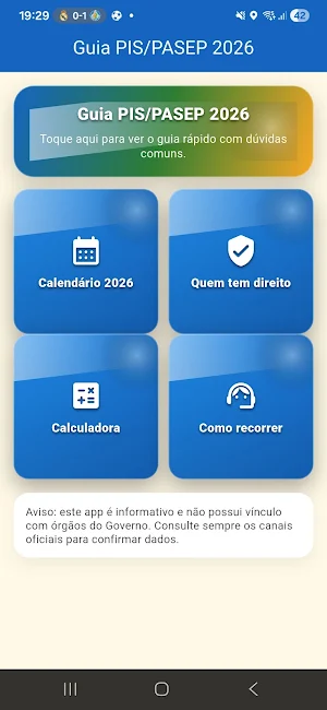 Consulta Abono PIS 2026 Guia Screenshot 0