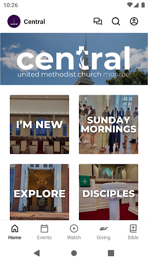 Central UMC Monroe Screenshot 0