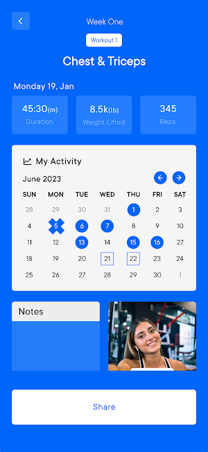 Xeela Fitness Screenshot 2