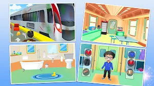 City Train Cleaning Game Screenshot 0