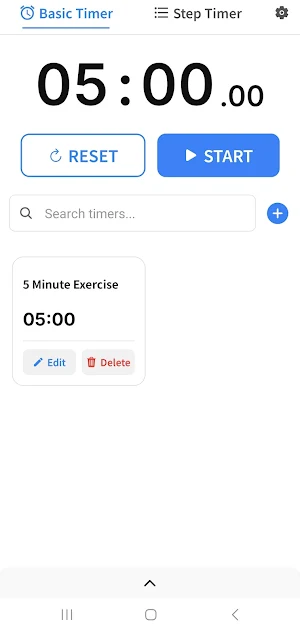 Step Timer – Workout & Routine Screenshot 1