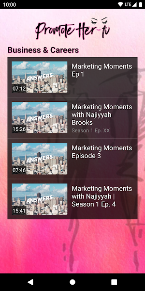 Promote-Her TV Screenshot 1