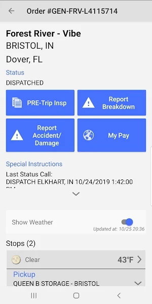 Driver Mobile Assistant Screenshot 2