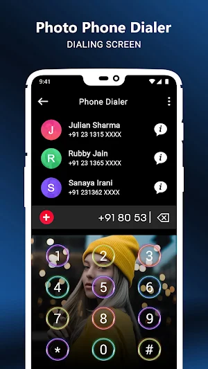 My Photo Phone Dialer: Photo Caller Screen Dialer Screenshot 1