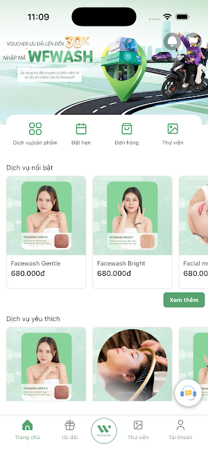 W FACEWASH Screenshot 1